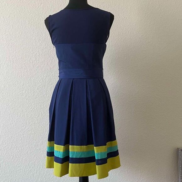 Guess Los Angeles, Navy Multi Mesh Dress Sleeveless Size 2 - Picture 2 of 13